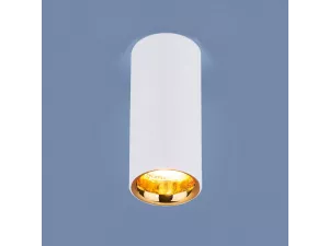 DLR030 12W 4200K /Светильник светодиодный стационарный белый матовый/золото