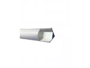 Комплект алюминиевый профиль ПП-606 и светорассеиватель L 2000мм без заглушек
