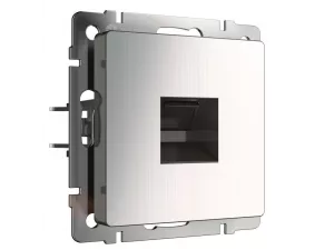 Розетка Ethernet RJ-45 /W1181002 (глянцевый никель)