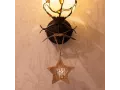 Деревянная фигурка с подсветкой Звездочка 24x13x3,6 см