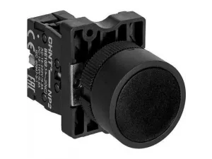 Кнопка управления NP2-EA21 без подсветки черная 1НО IP40 (CHINT) 574814