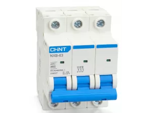 Автоматический выключатель NXB-63 3P 2A 6кА х-ка C (R) (CHINT) 814165