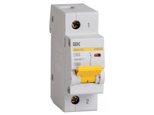 Автомат 1Р ВА 47-100 63А 10 кА  х-ка С ИЭК
