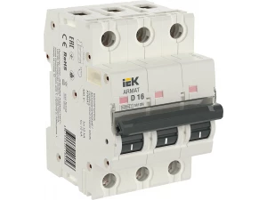 ARMAT Автоматический выключатель M10N 3P D 16А IEK