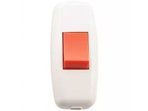 Выключатель навесной белый/красный 715-1101-611